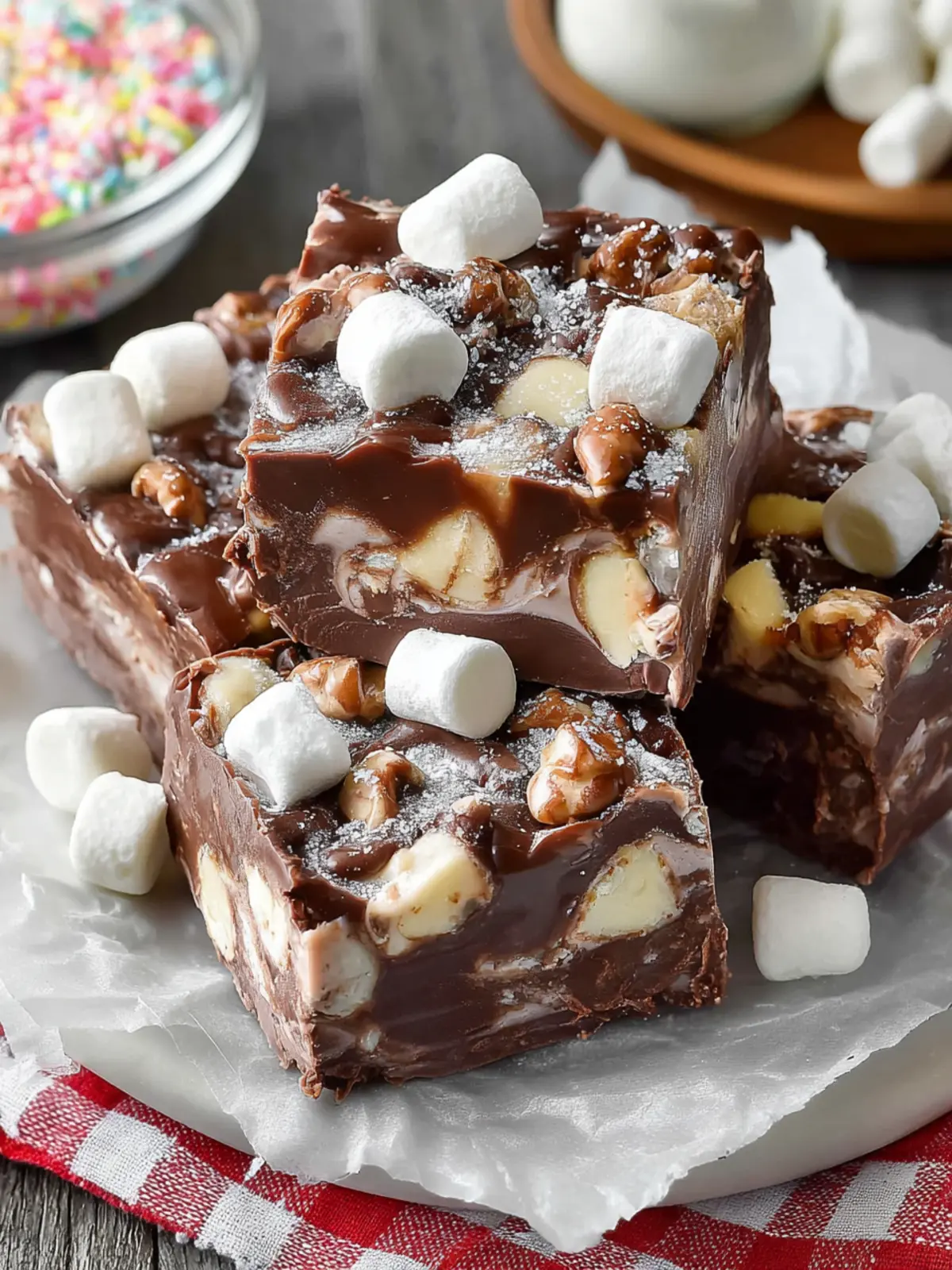 Easy Rocky Road Fudge First Image