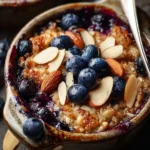 Baked Oats with Blueberries and Almonds: A Deliciously Easy Recipe First Image