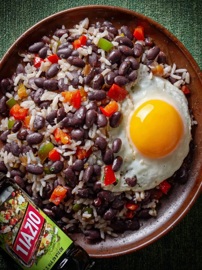 Traditional Gallo Pinto Costa Rican Breakfast Recipe First Image