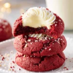 Red Velvet Cheesecake Cookies First Image