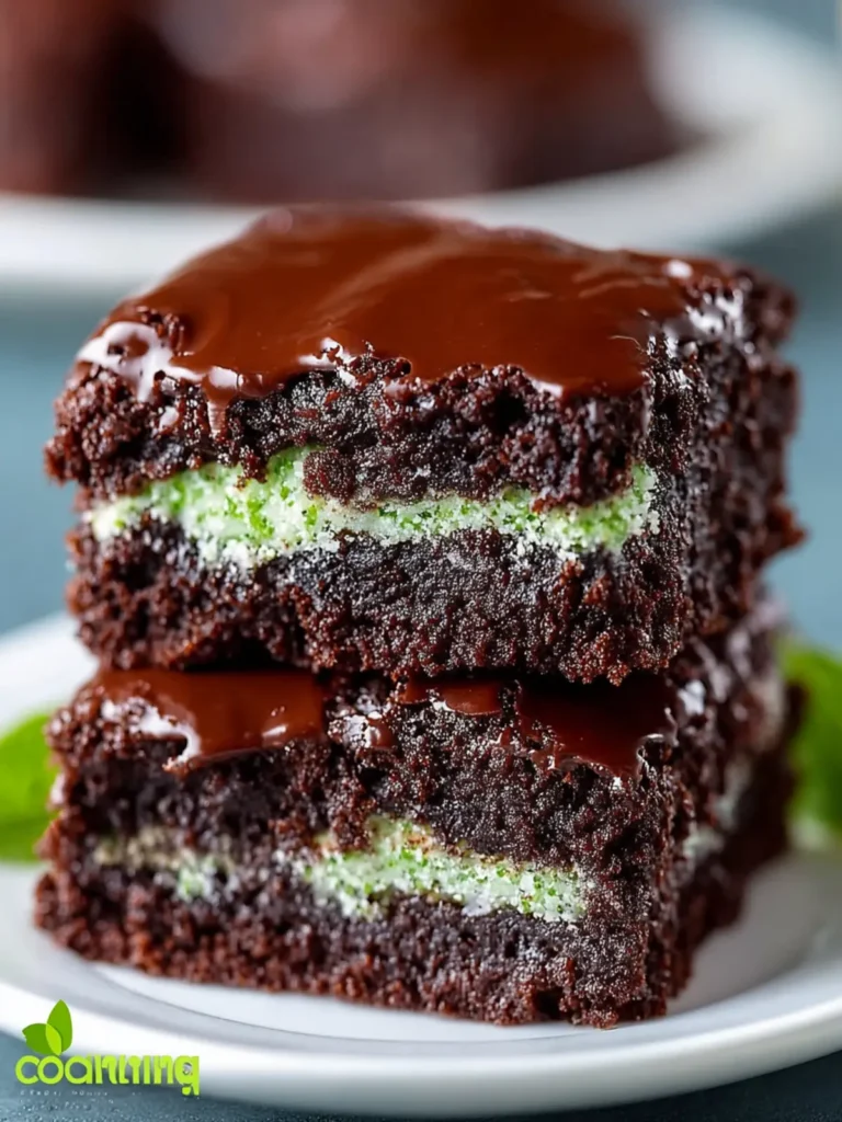 Chocolate Mint Brownies First Image