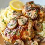 Irresistible Slow Cooker Angel Chicken with Mushrooms Recipe First Image