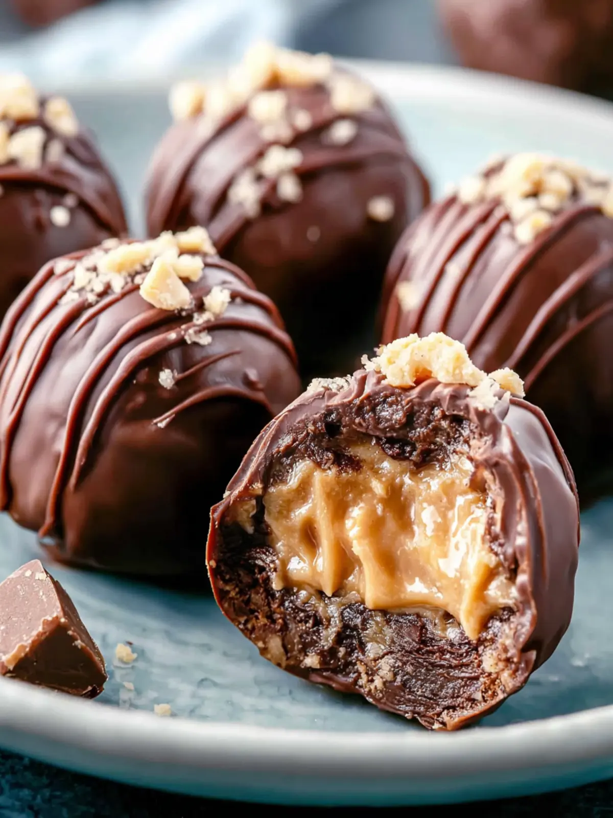 Irresistible No Bake Buckeye Peanut Butter Balls Recipe First Image