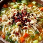Aromatic Ginger Garlic Chicken Noodle Soup – Alrightwithme First Image