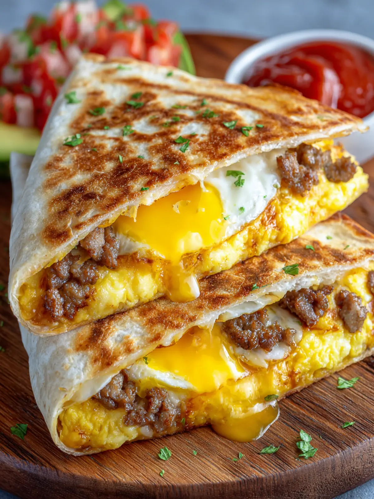 Breakfast Quesadilla Crunch Wrap: Irresistibly Easy & Delicious! 7 iwagqrsi7kqgele9au6z