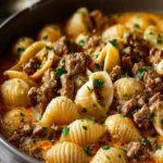 Creamy Beef and Shells: Quick Comfort Food for Busy Nights First Image