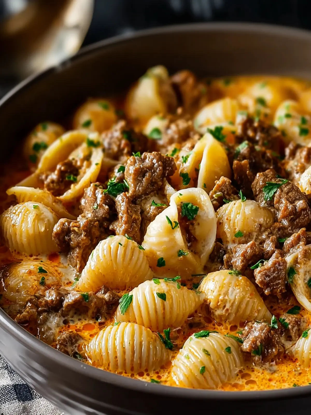 Creamy Beef and Shells: Quick Comfort Food for Busy Nights First Image