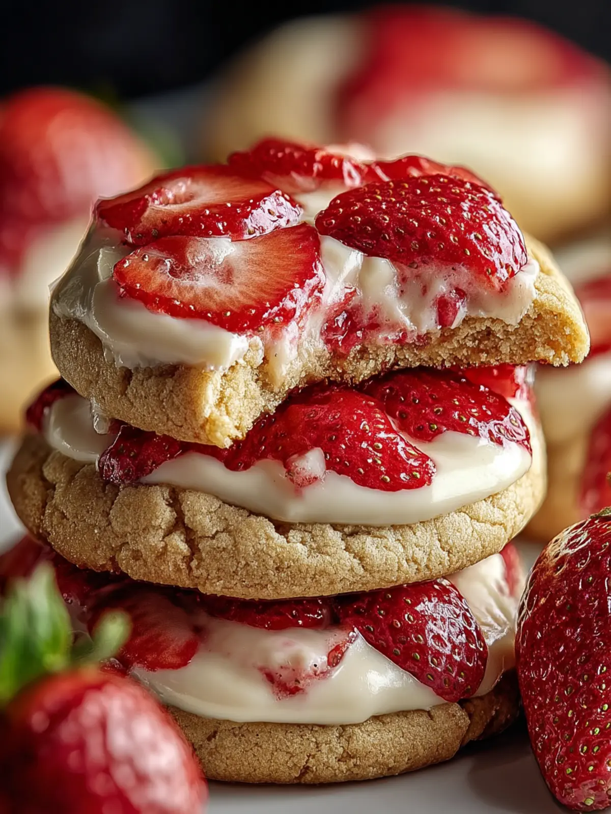 Strawberry Cheesecake Cookies: Irresistibly Creamy Delight 7