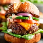 Air Fryer Hamburgers First Image