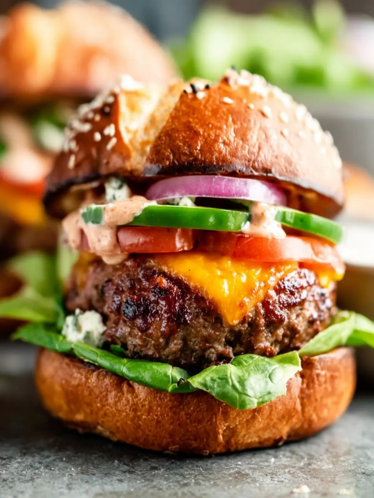 Air Fryer Hamburgers First Image