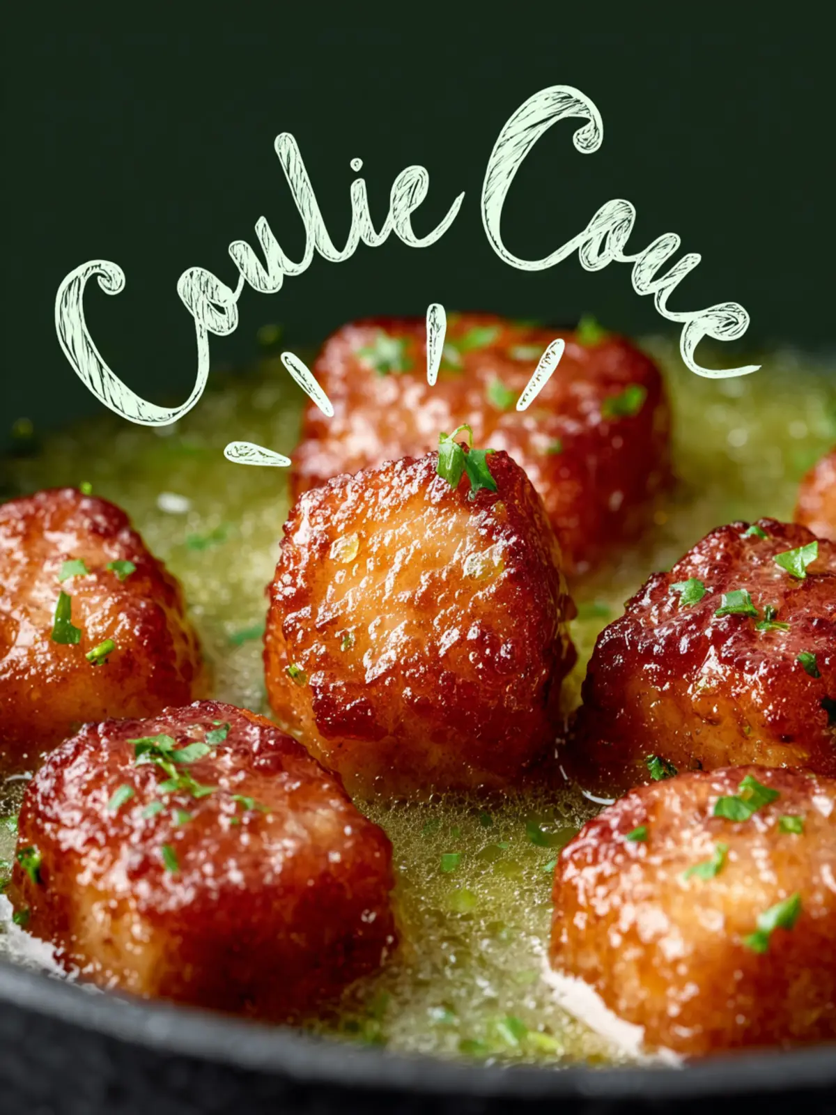 Garlic Butter Chicken Bites Recipe First Image