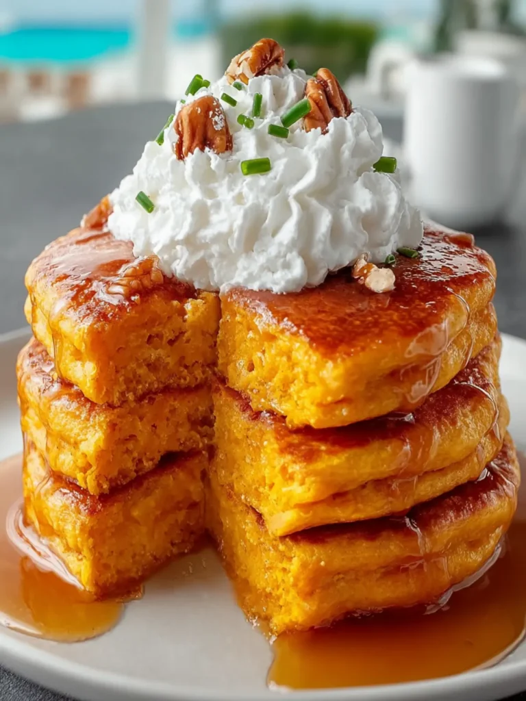 Fluffy Pumpkin Pancakes First Image