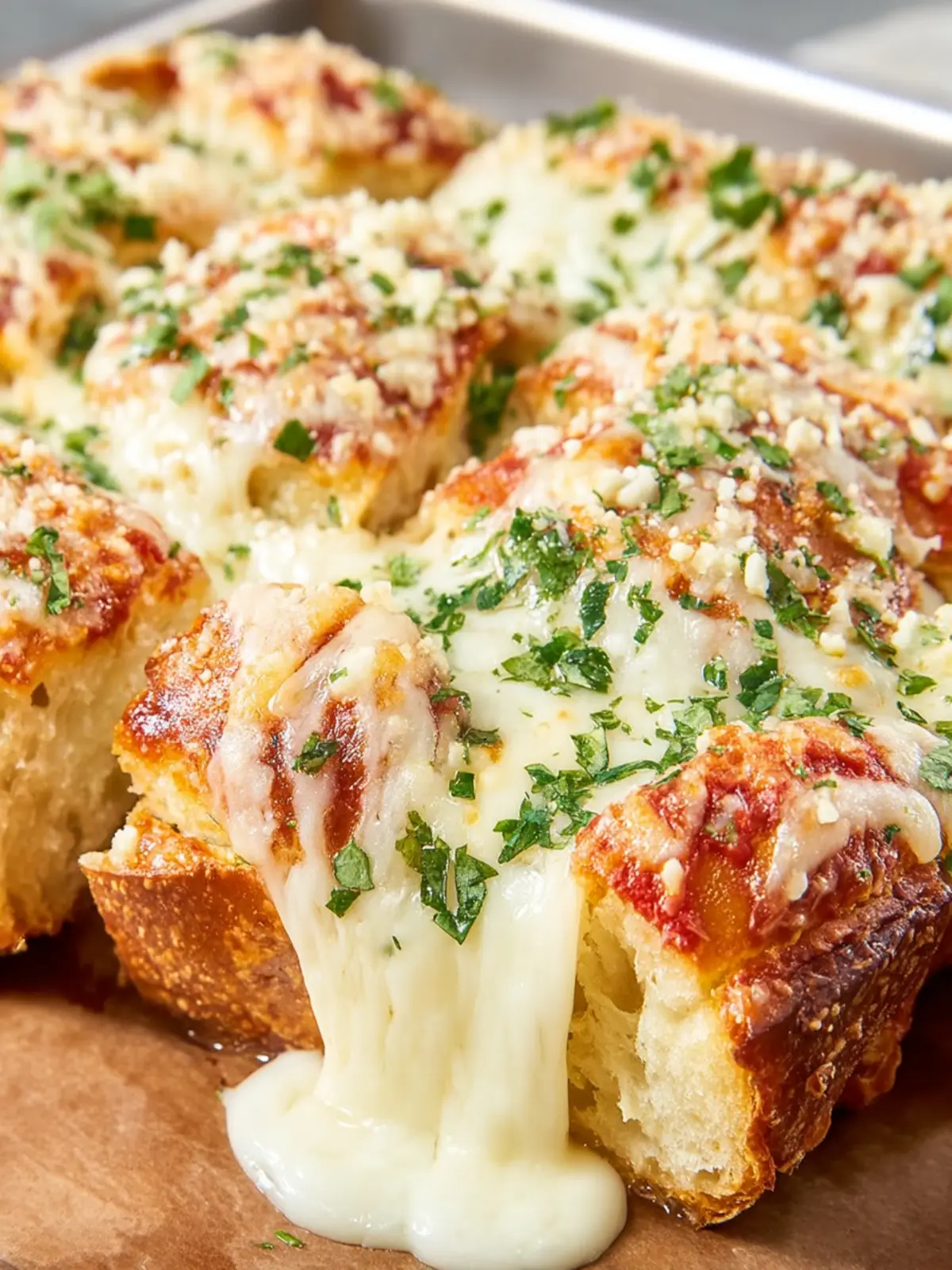 Cheesy Hawaiian Roll Garlic Bread First Image