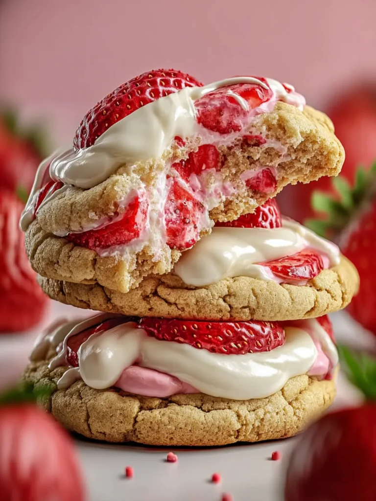 Strawberry Cheesecake Cookies First Image