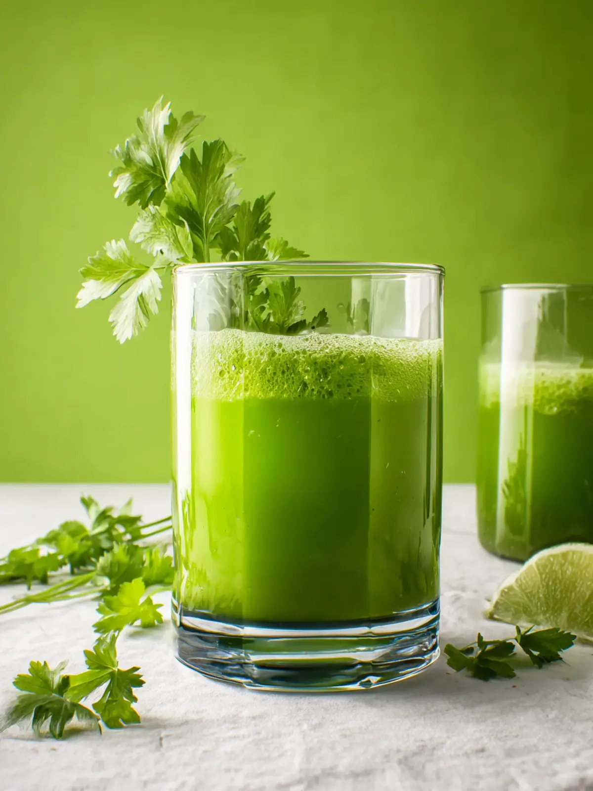 Cilantro Juice Recipe First Image