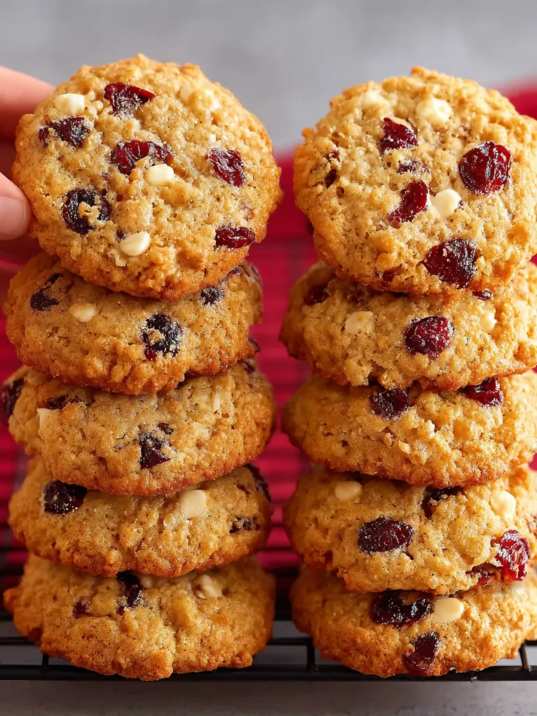 Cranberry Oatmeal Cookies First Image