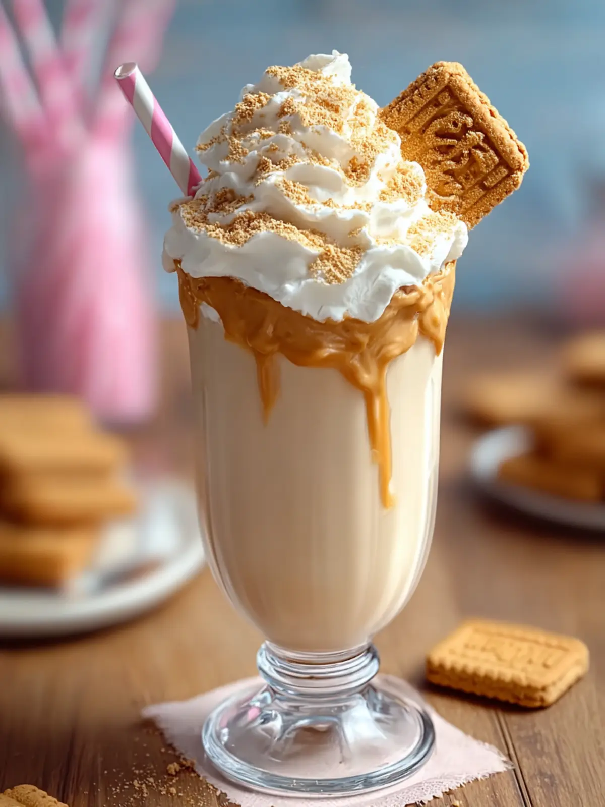 Creamy Biscoff Cookie Butter Milkshake: Indulgent Bliss Awaits 7