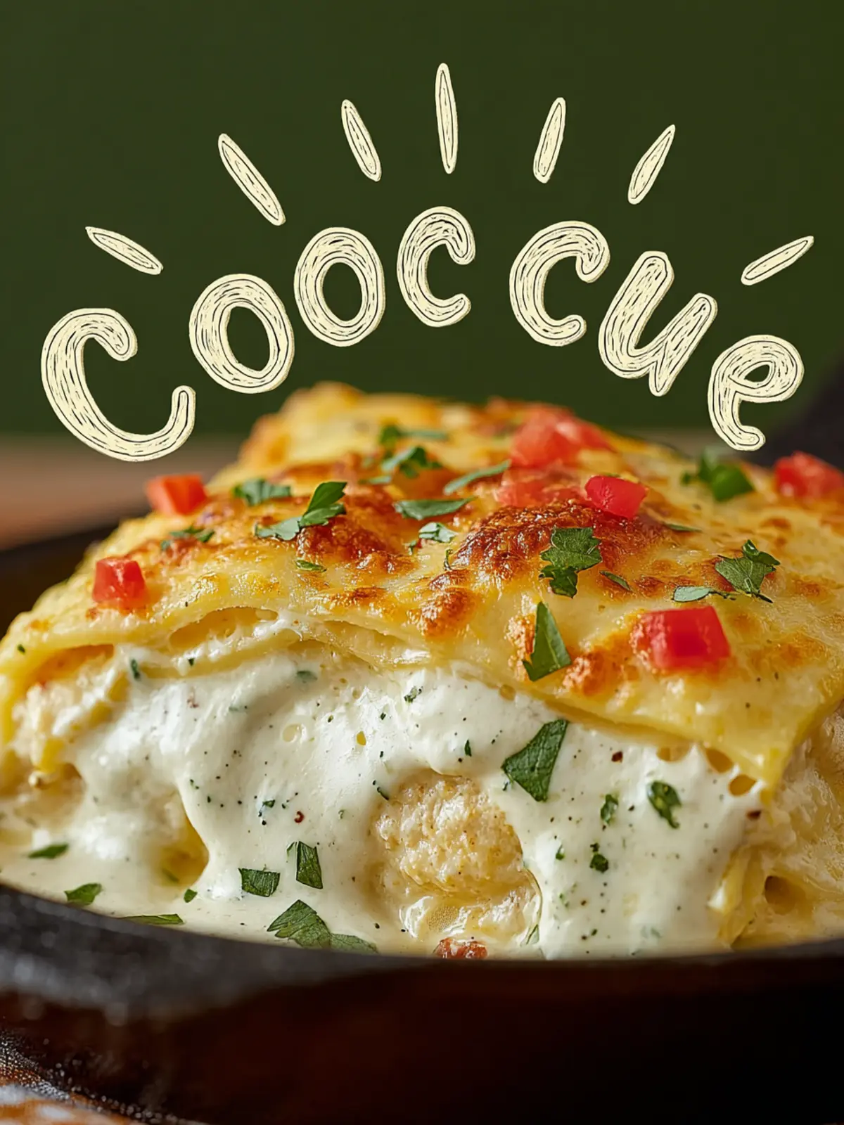 White Chicken Skillet Lasagna: Easy Comfort in Every Bite 8