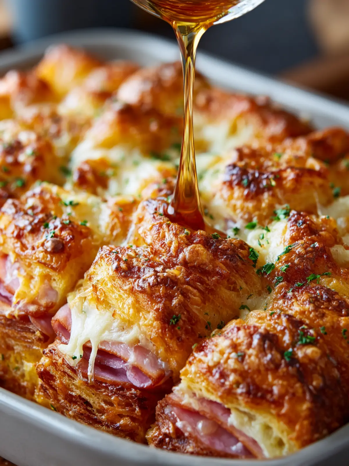 Ham and Cheese Croissant Bake: Buttery, Golden & Irresistible 6