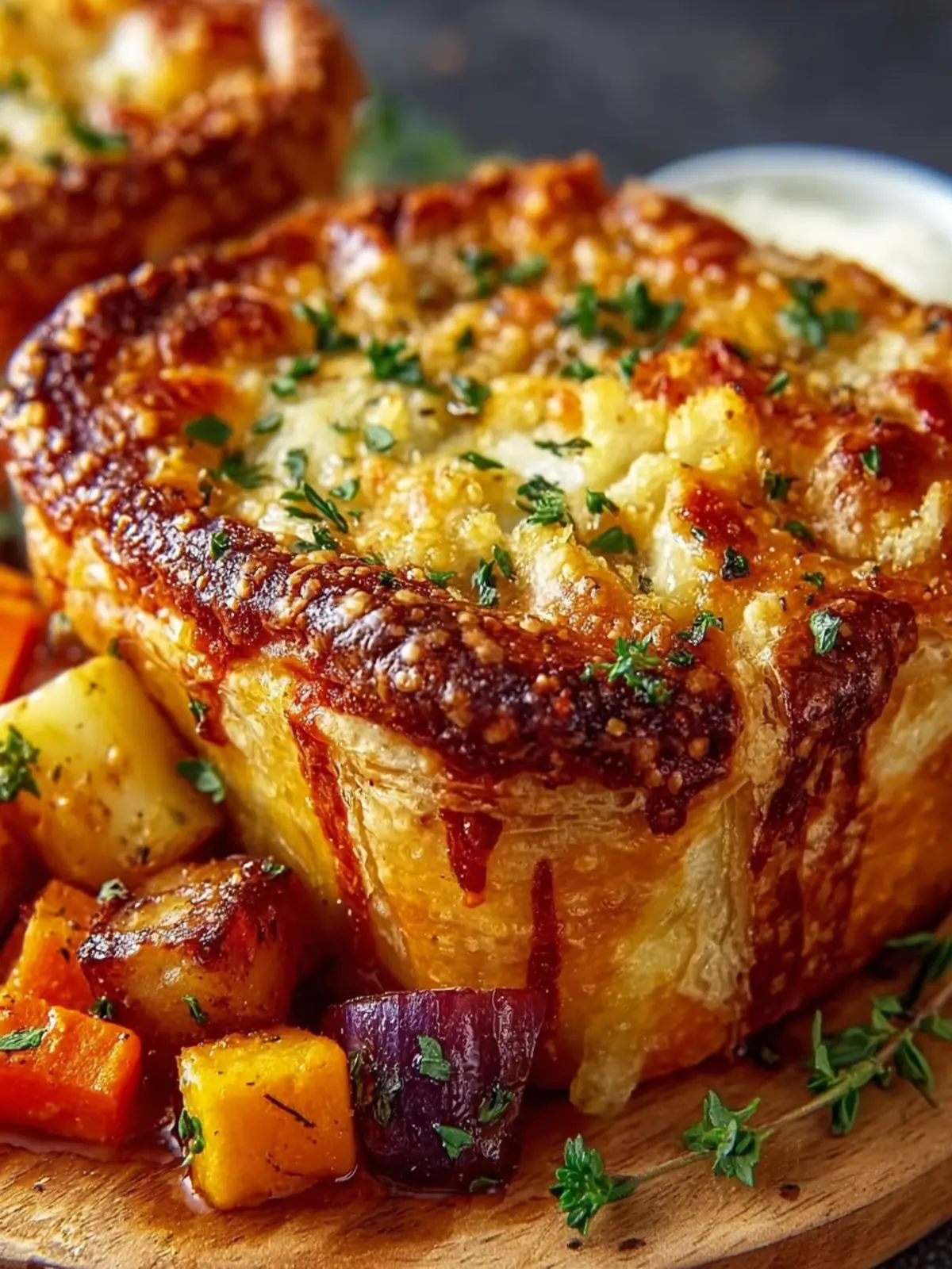 Roasted Autumn Vegetable Pot Pies First Image