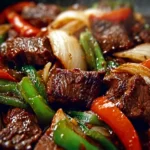 Sizzling Chinese Pepper Steak with Onions: Try this Easy Recipe! First Image