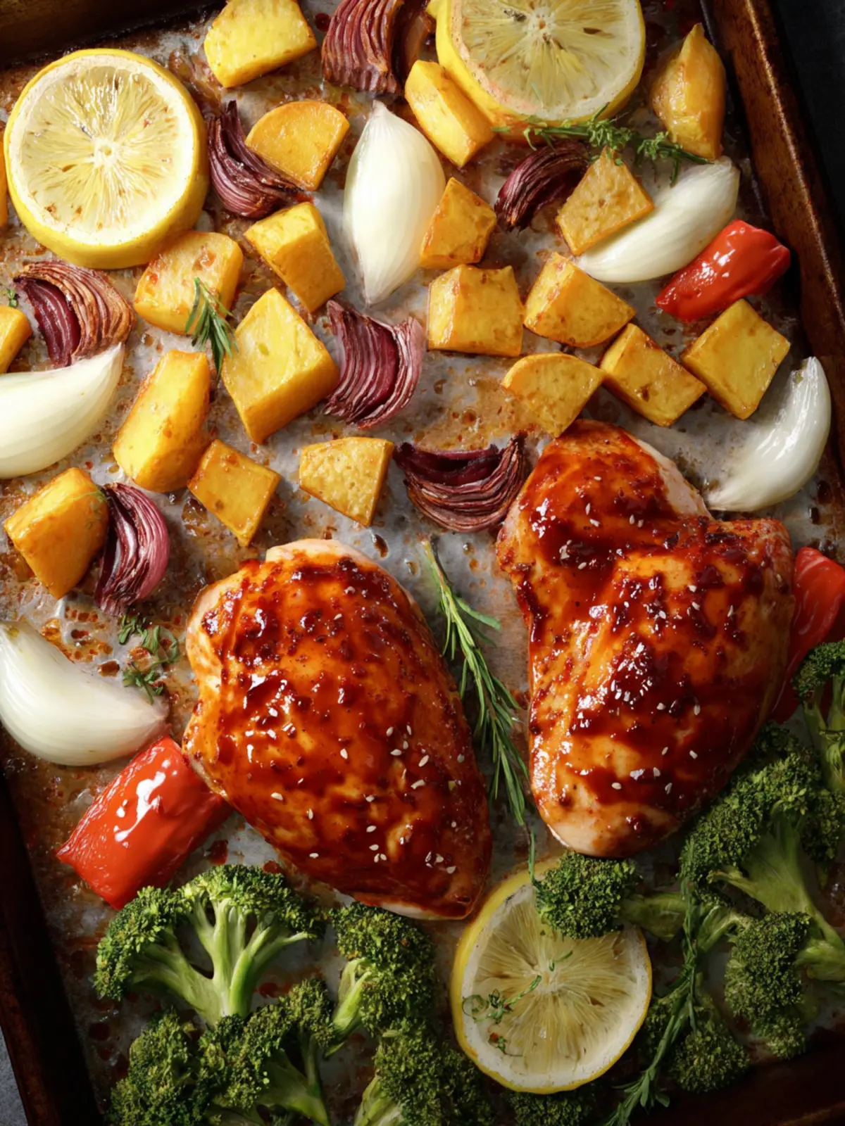 BBQ Chicken Sheet Pan Dinner: Easy, Flavor-Packed Delight 8