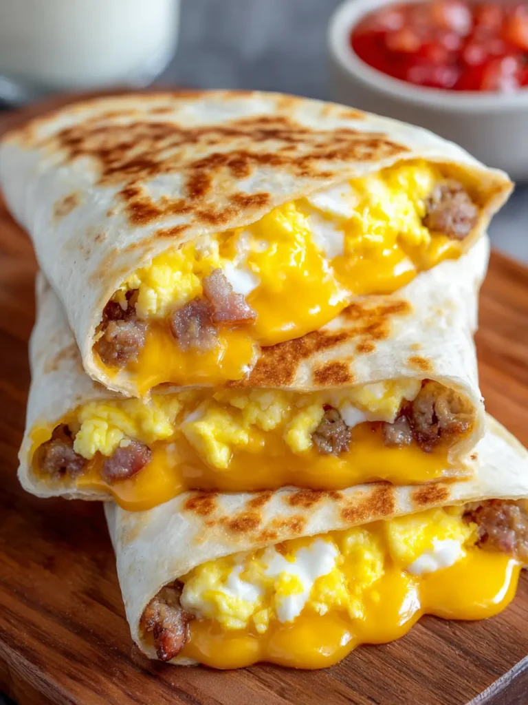 Breakfast Quesadilla Crunch Wrap First Image