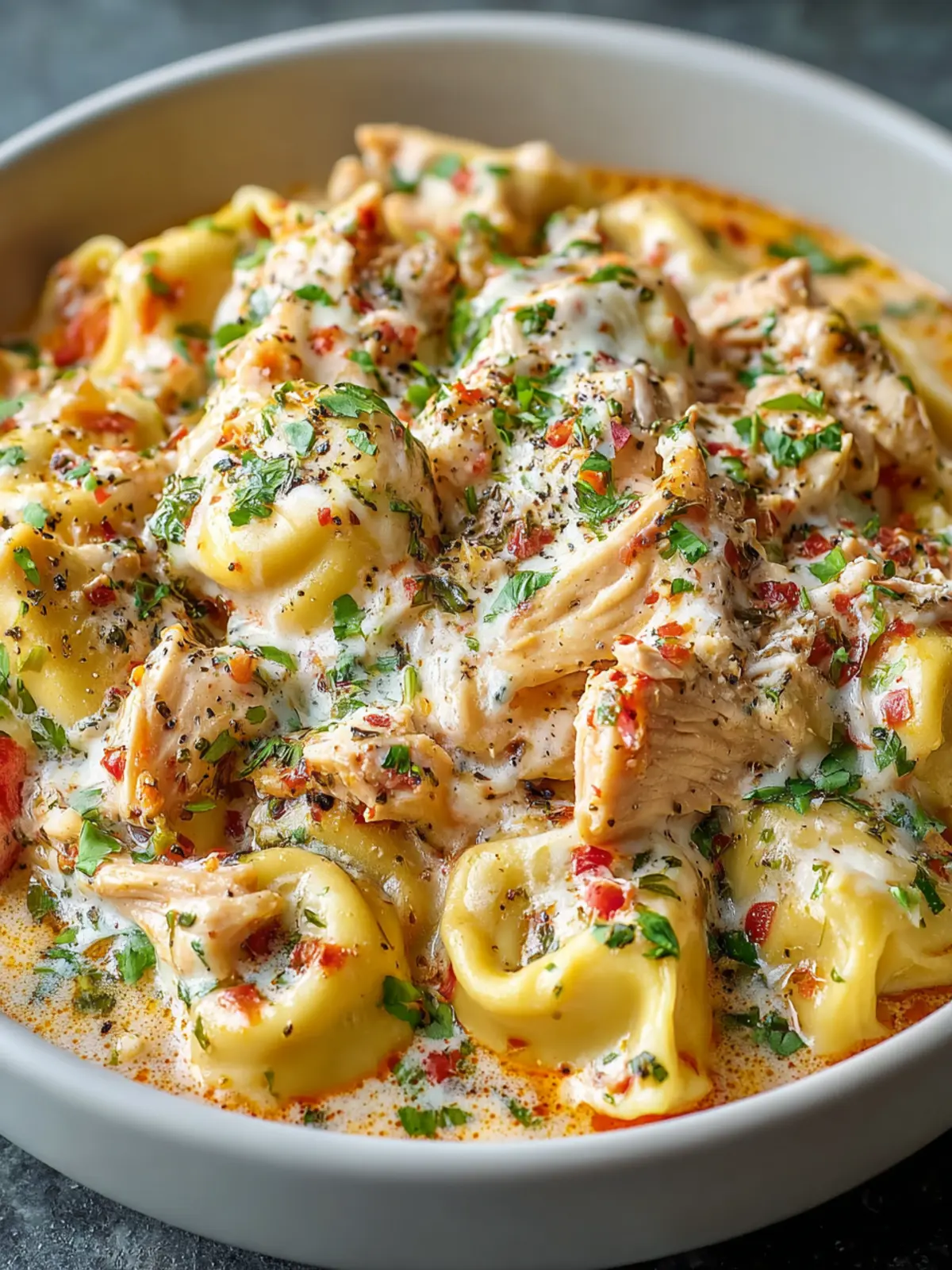 CrockPot Chicken Tortellini Recipe First Image