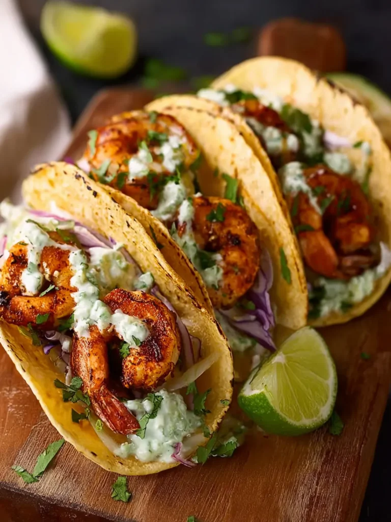 Cilantro Lime Shrimp Tacos First Image