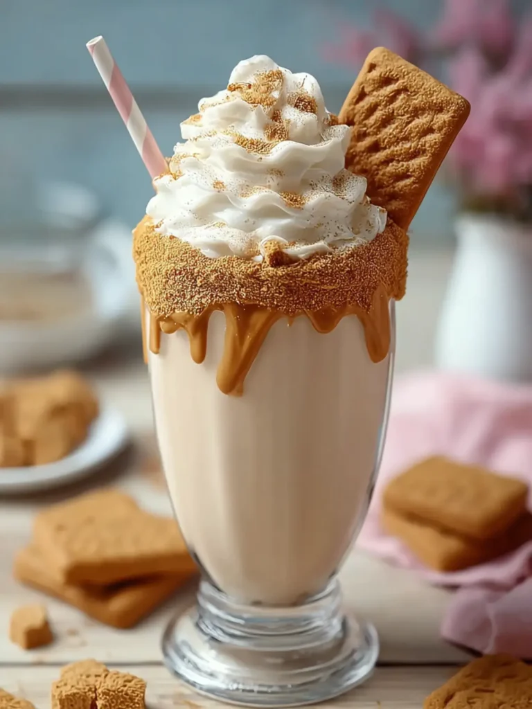 Creamy Biscoff Cookie Butter Milkshake First Image