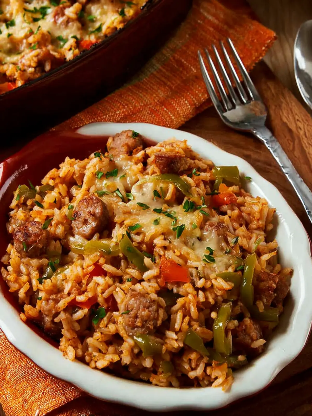 Brown Rice Casserole with Sausage and Peppers: A Cozy Delight 7 wcdjgrf0ifj6p9wezzj1