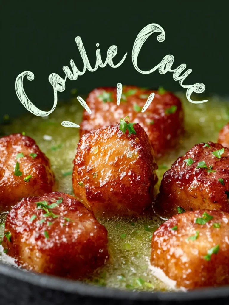 Garlic Butter Chicken Bites Recipe First Image