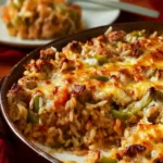 Brown Rice Casserole (with Sausage and Peppers) First Image