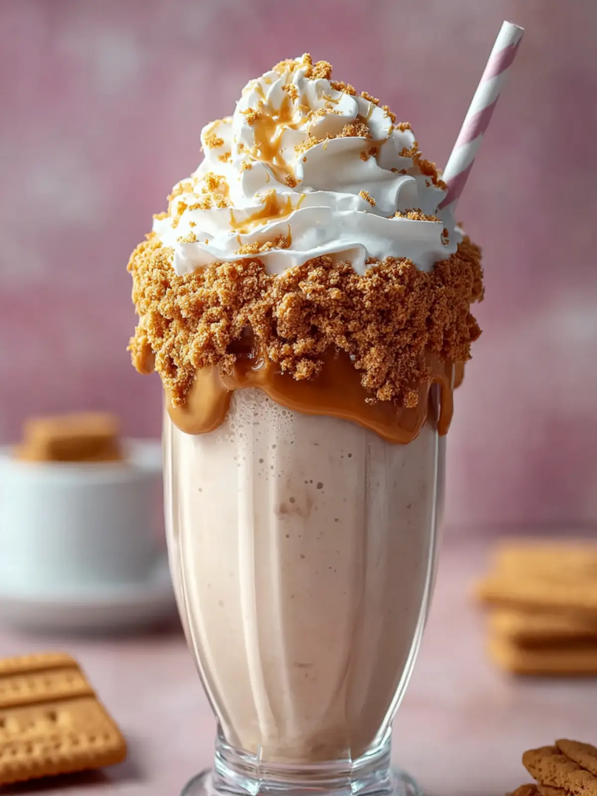 Creamy Biscoff Cookie Butter Milkshake: Indulgent Bliss Awaits 6