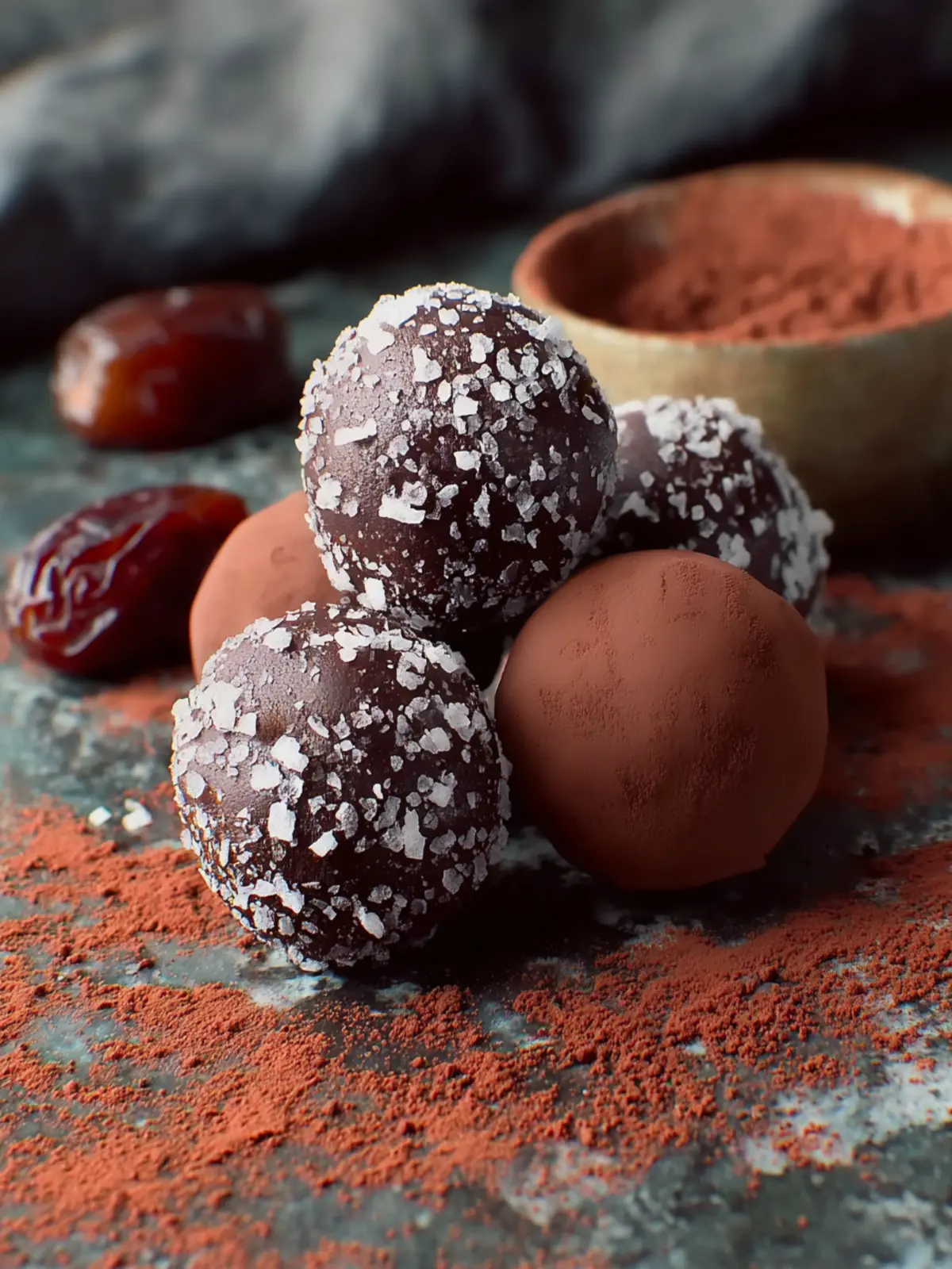 Decadent Easy Cocoa Date Truffles First Image