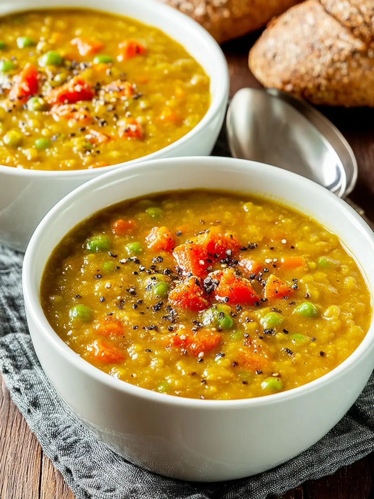 Slow Cooker Split Pea Soup First Image