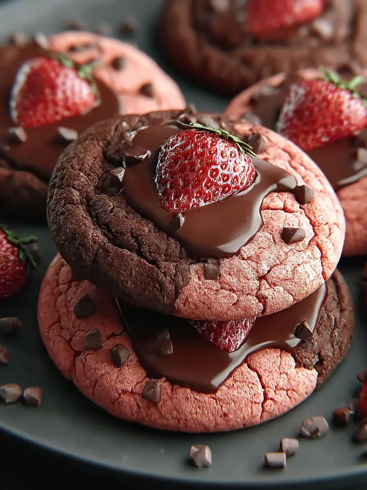 Chocolate Covered Strawberry Cookies An Amazing Ultimate Recipe Third Image kgwfpt
