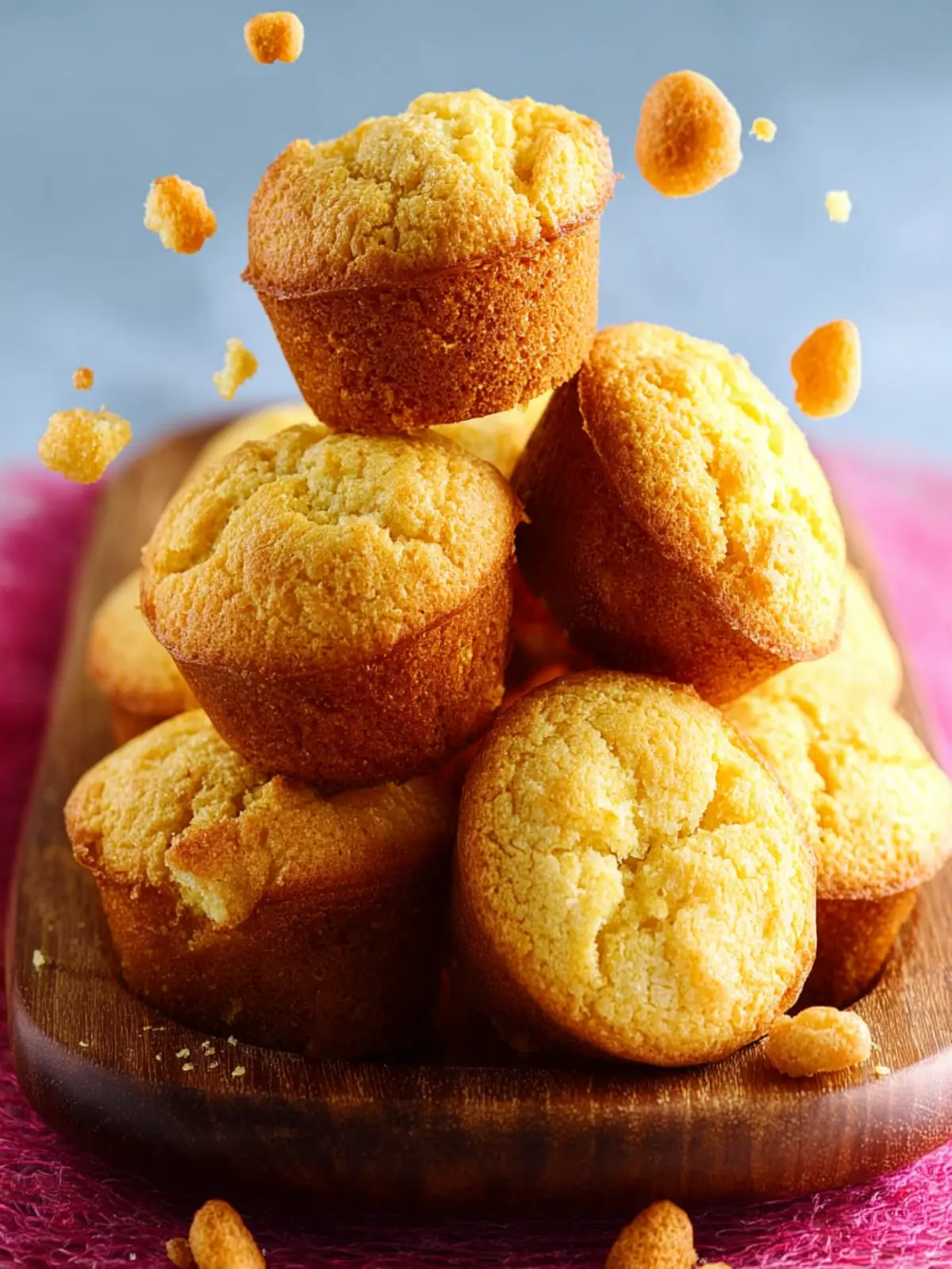 Easy Cornbread Muffins That'll Brighten Your Dinner Table 6 Easy Cornbread Muffins Second Image gc5sno