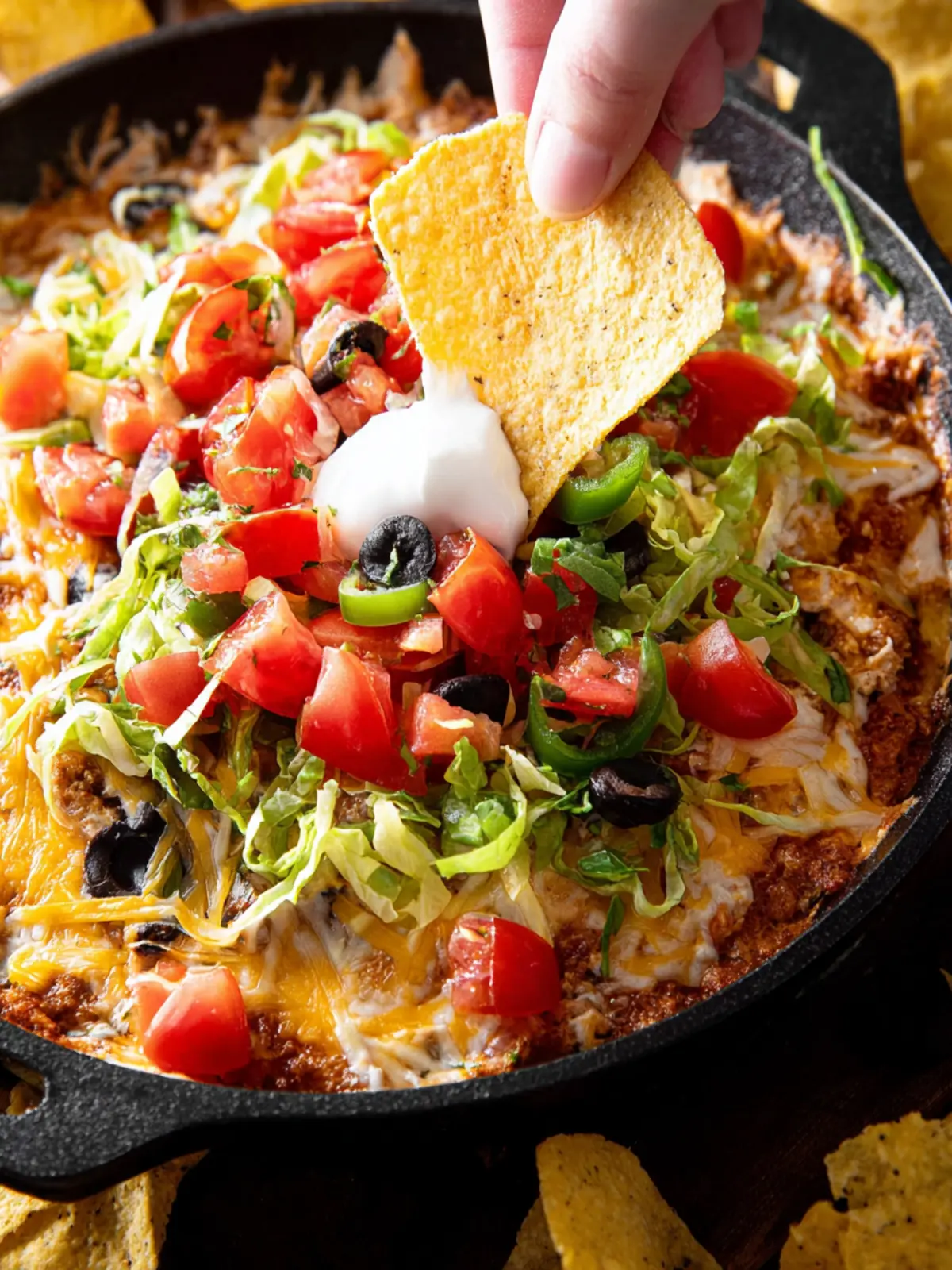 Easy Taco Dip Recipe Fourth Image rbr4vg