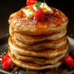 Fluffy Brown Sugar Pancakes First Image