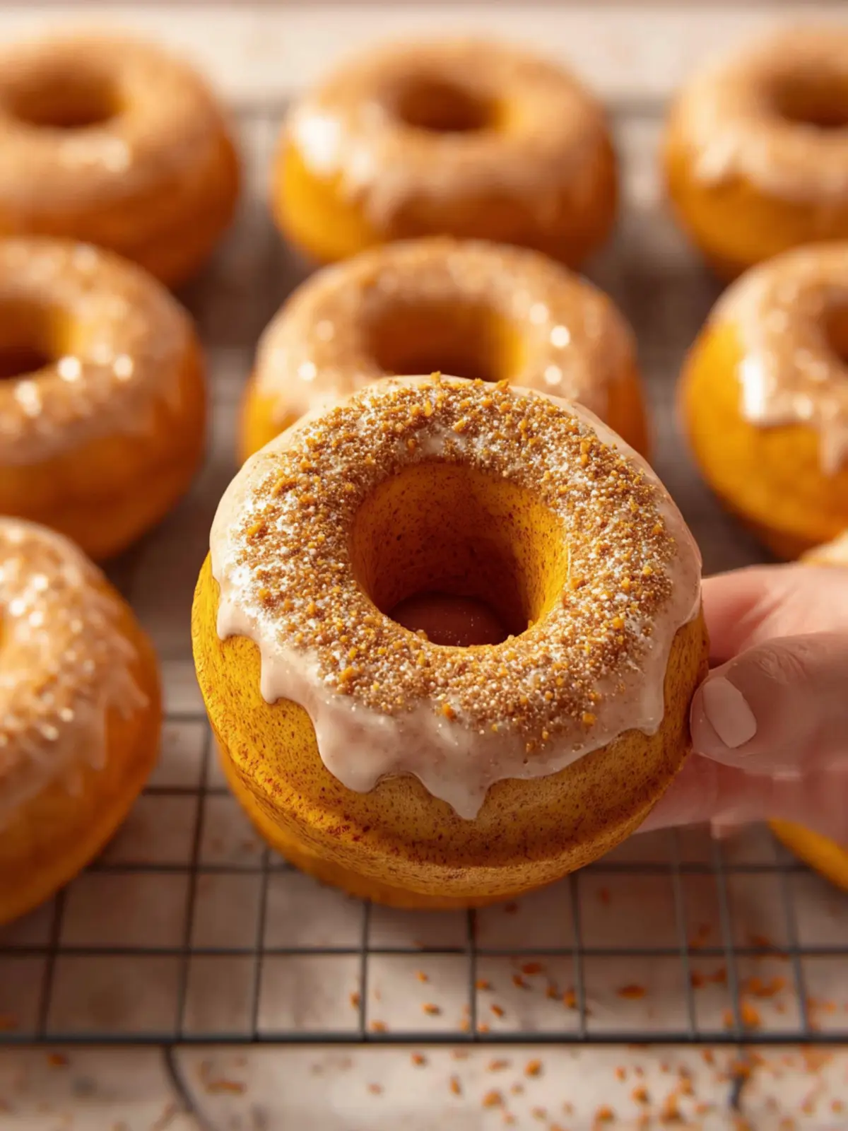 Pumpkin Baked Donuts Third Image pqs85b
