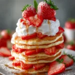 Strawberry Pancake Stack First Image