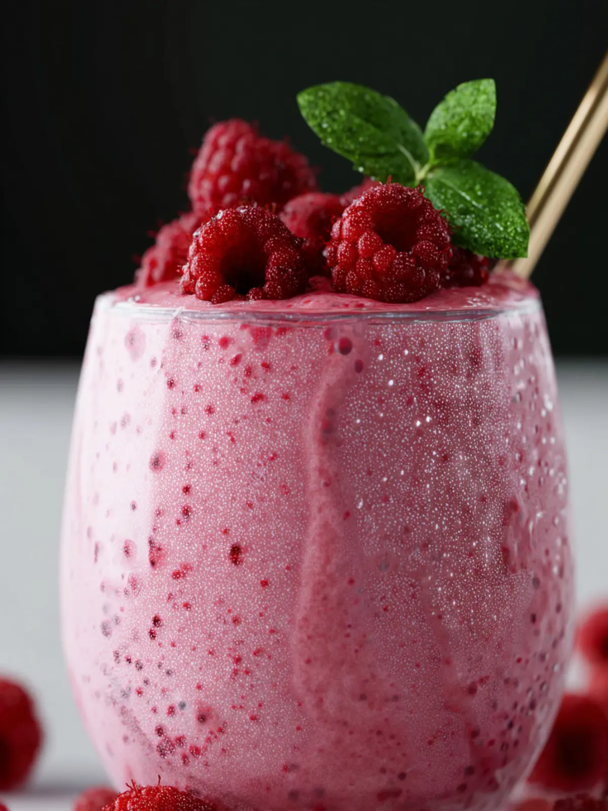 Raspberry Smoothie (High Protein, Low Carb) That's Irresistibly Creamy 7