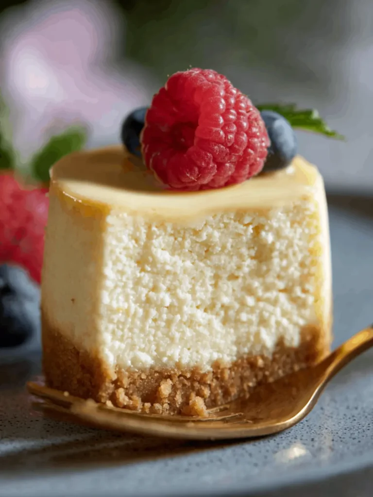 4-Inch Cheesecake Recipe (Perfect Small Batch for One or Two) First Image