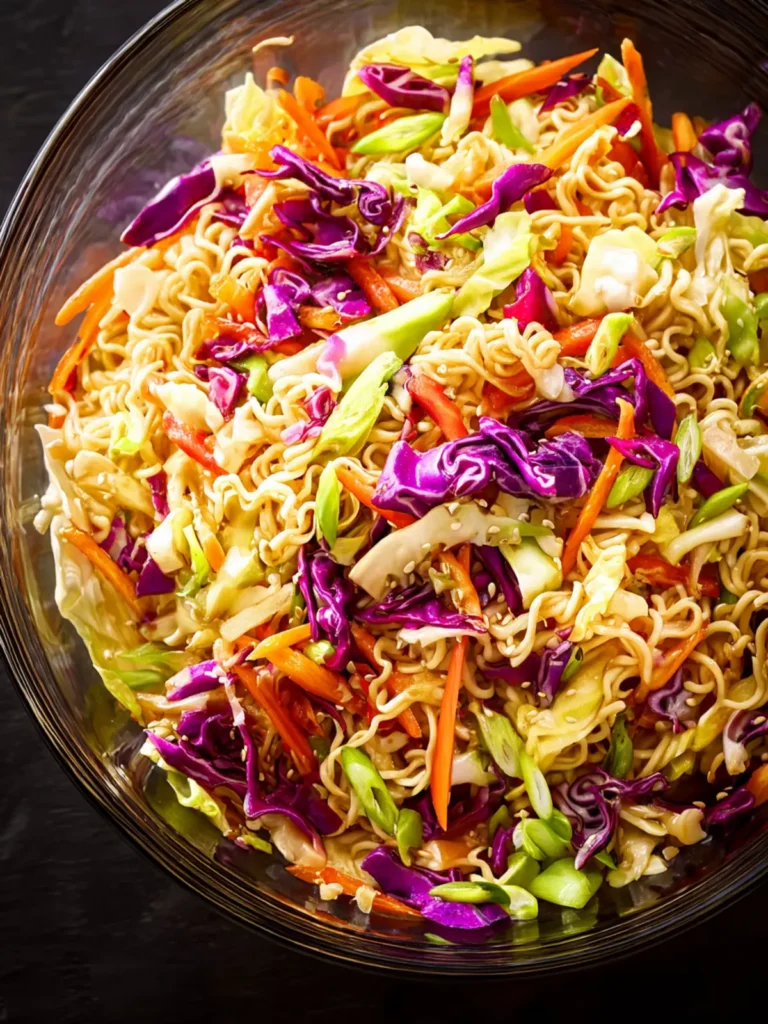 Asian Cabbage Salad with Ramen Noodles First Image