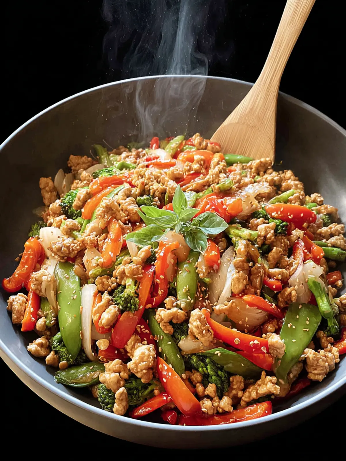 Easy Ground Chicken Stir Fry: Quick, Tasty Veggie Delight 6