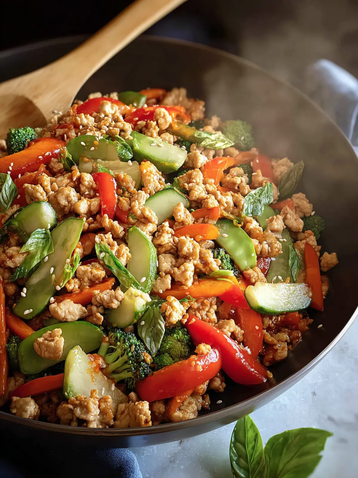 Easy Ground Chicken Stir Fry: Quick, Tasty Veggie Delight 7