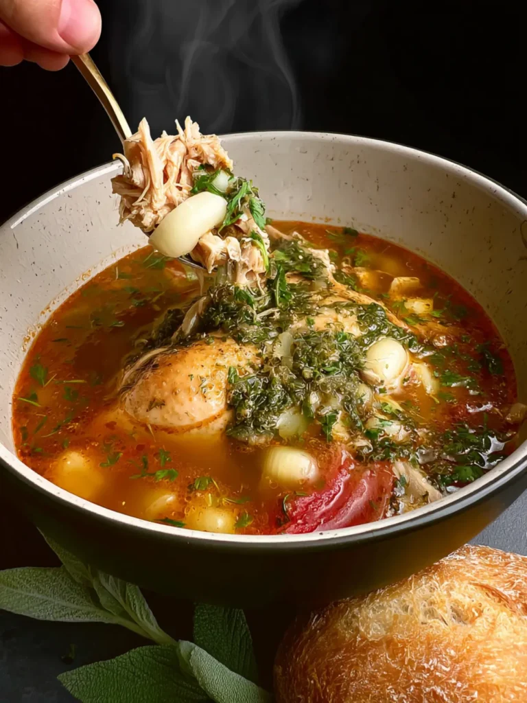 Italian Penicillin Soup (Whole Chicken Healing Chicken Soup) First Image