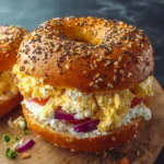 Protein Bagels with Cottage Cheese First Image