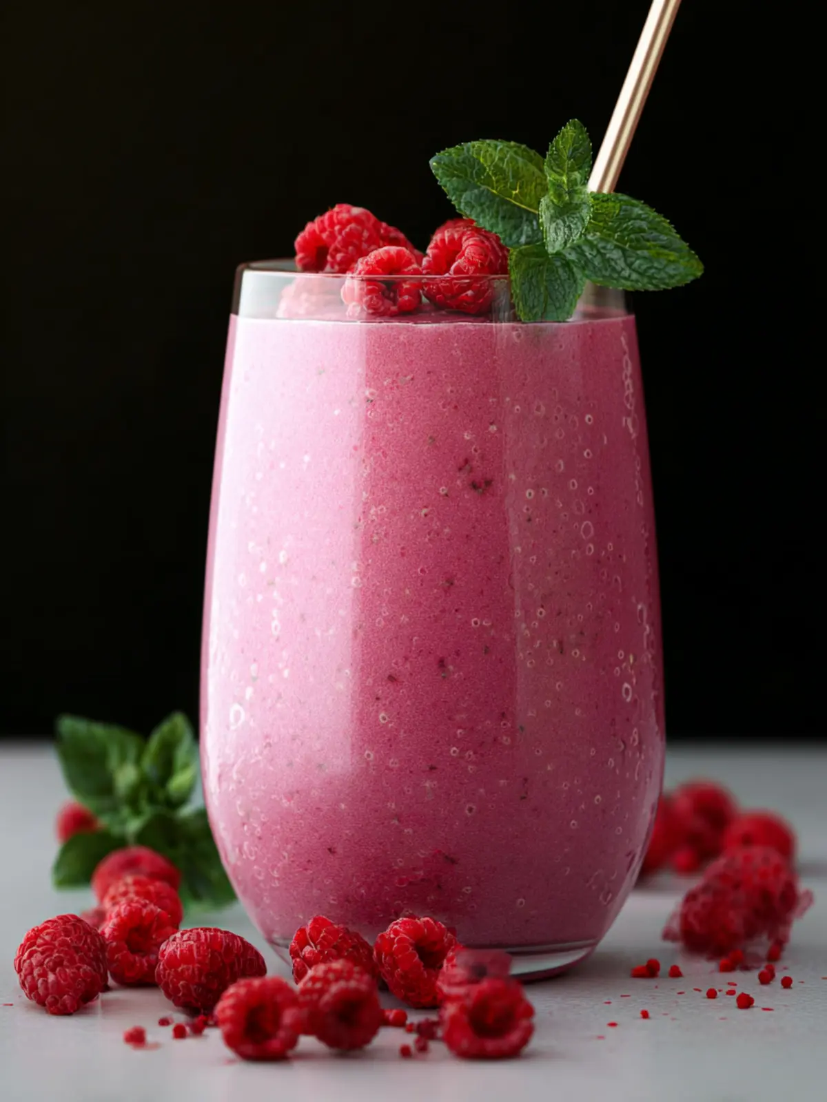 Raspberry Smoothie (High Protein, Low Carb) That's Irresistibly Creamy 8